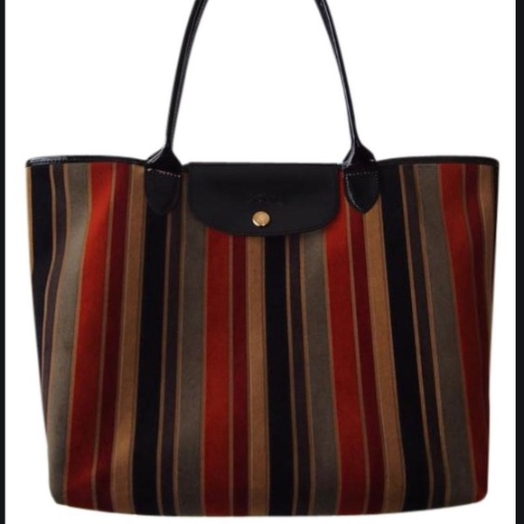 longchamp striped bag